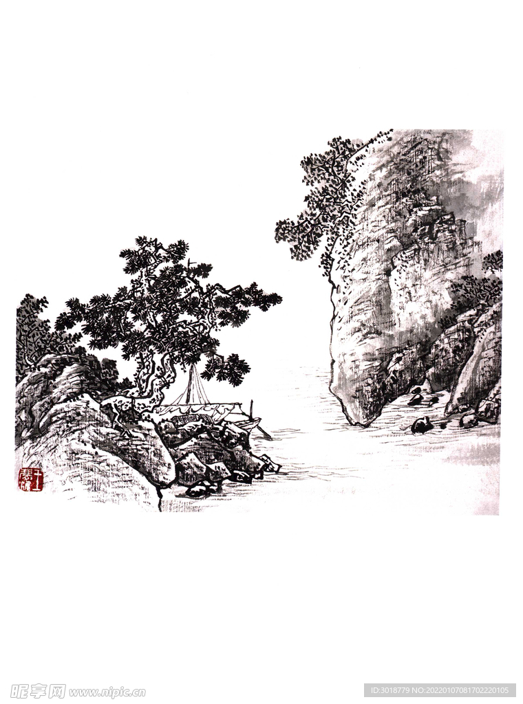 山水画 