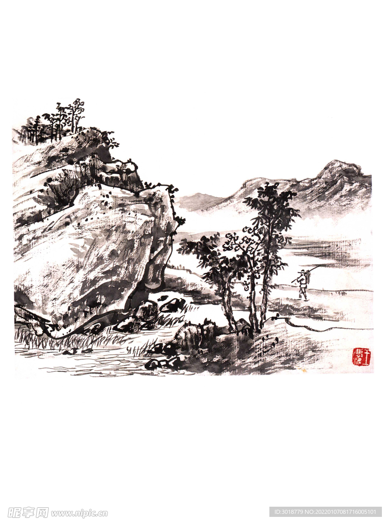 山水画 