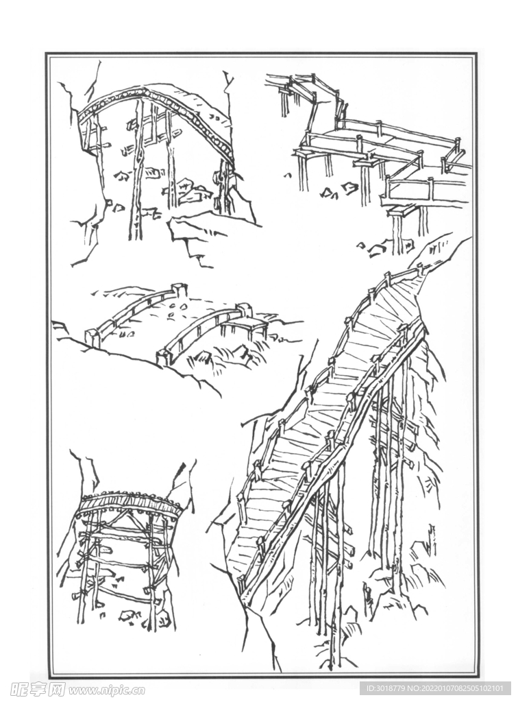 白描建筑