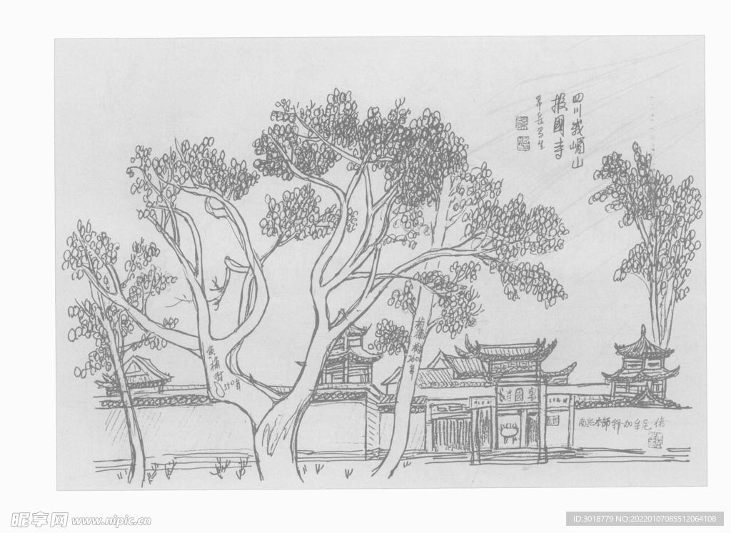 白描建筑