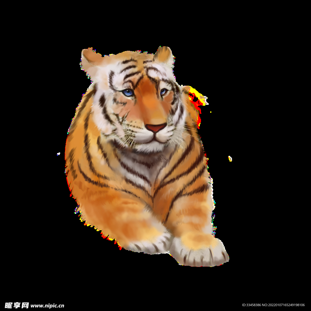 2022 国潮风 老虎 虎年 