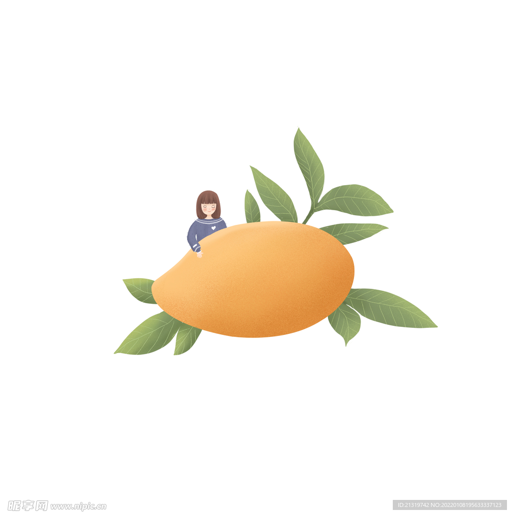 手绘芒果