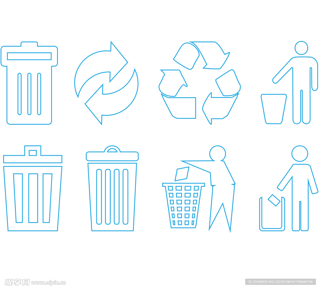 垃圾回收保护环境标志