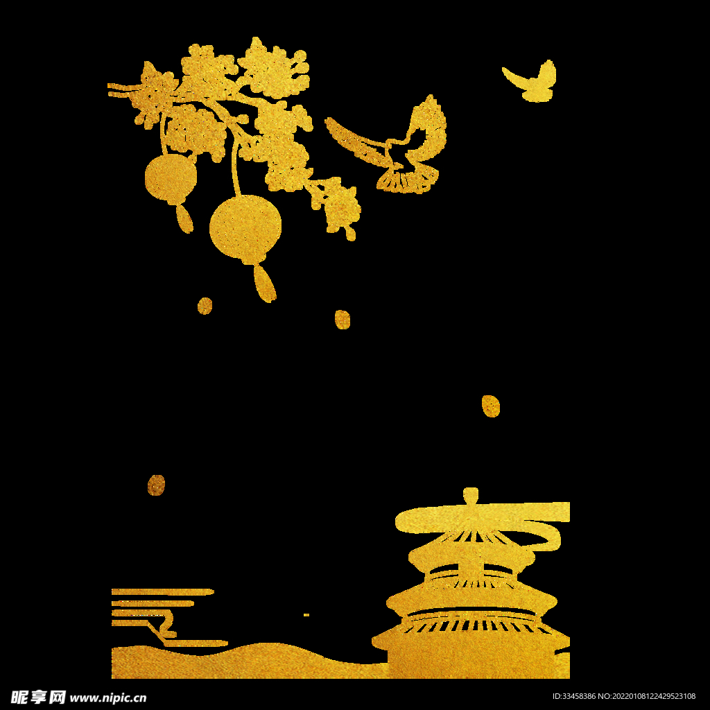 烫金中国风边框