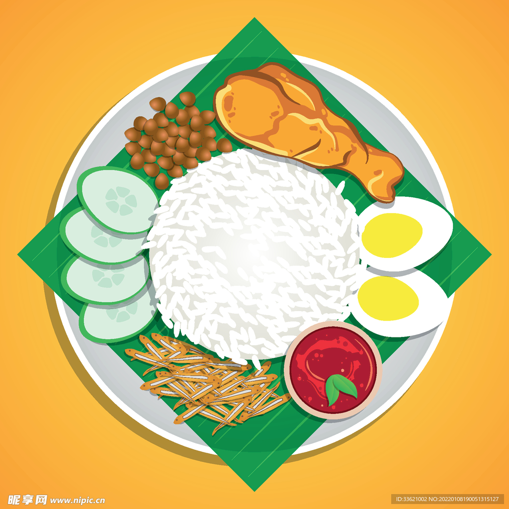 食物插画  