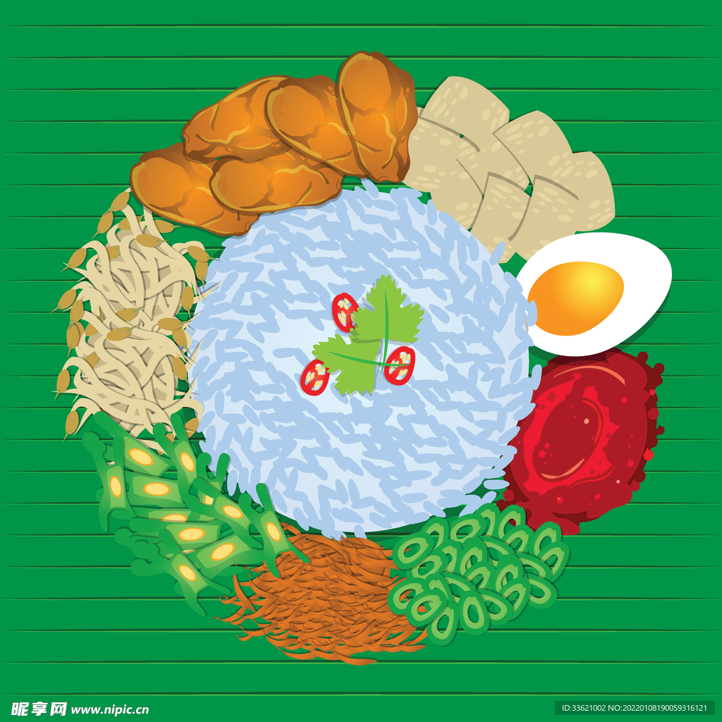 食物插画  