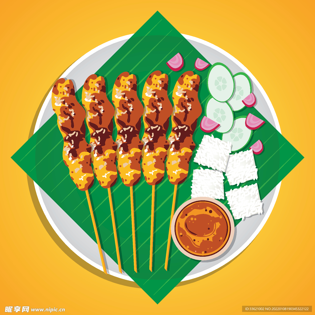 食物插画  