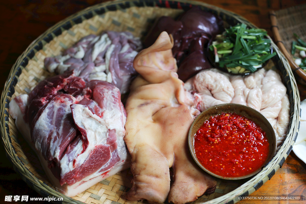刨汤肉食材