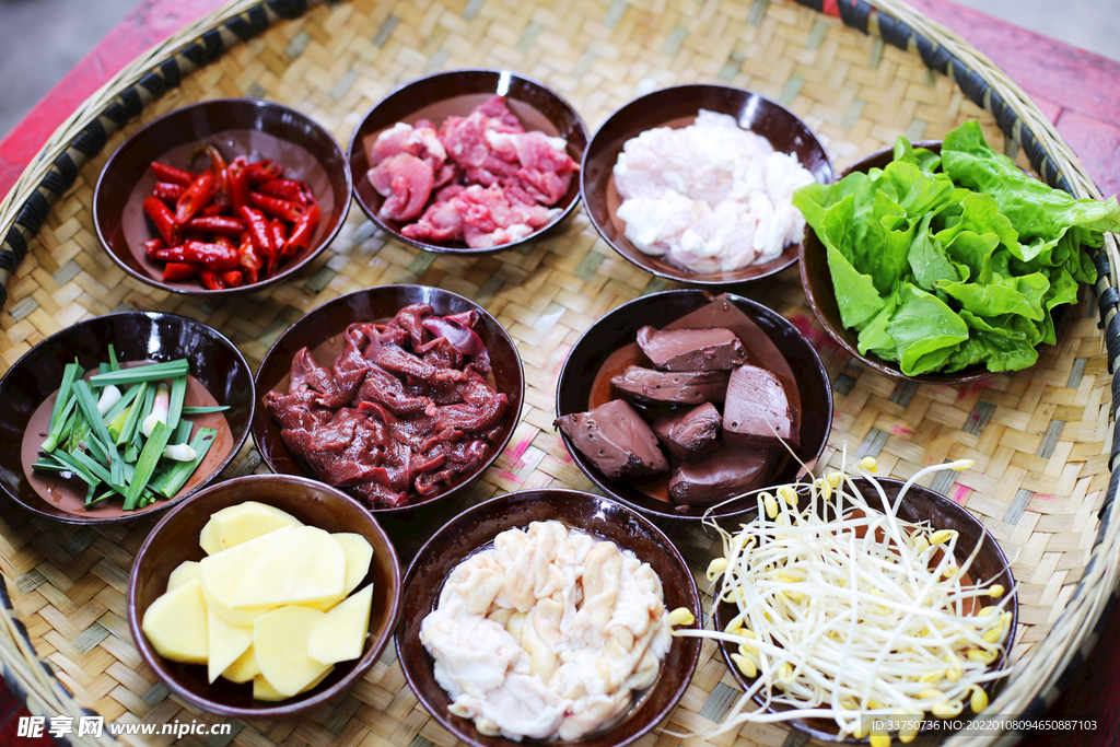 刨汤肉食材