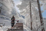 安徽黄山雪景