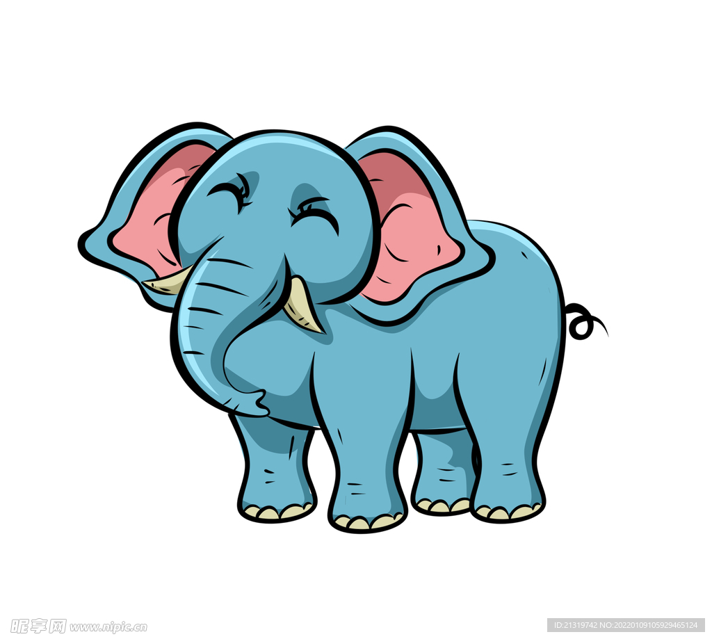 卡通可爱大象