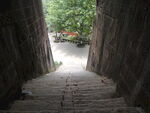 重庆旅游景点大佛寺石阶阶梯