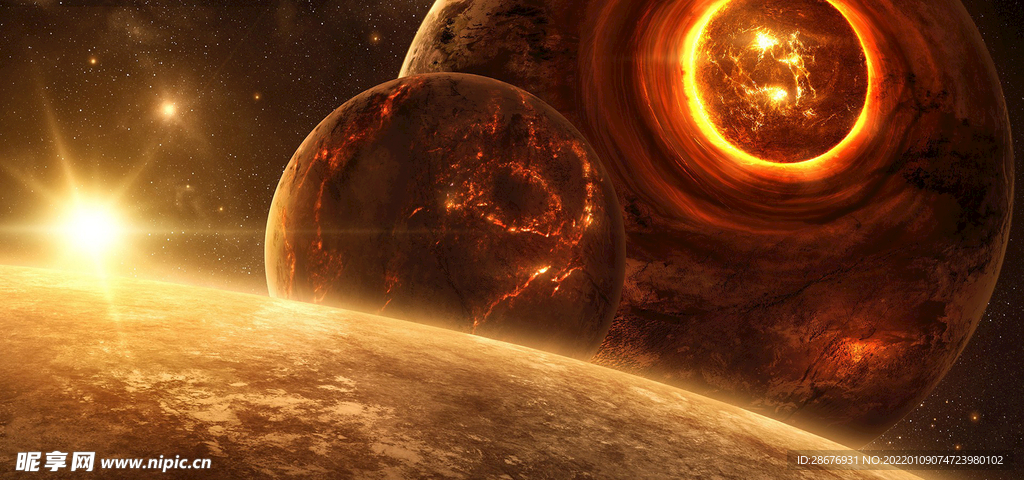 炫酷科幻宇宙星空背景