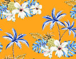 热带 印花 椰树 数码 菠萝