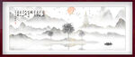 水墨山水背景