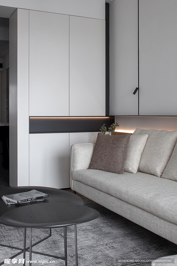 极简风格家装实景图