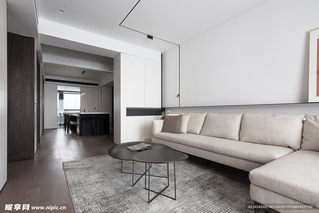 极简风格家装实景图