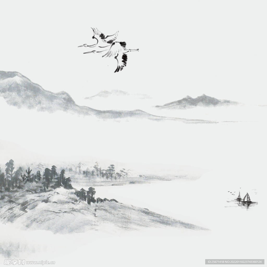 水墨背景