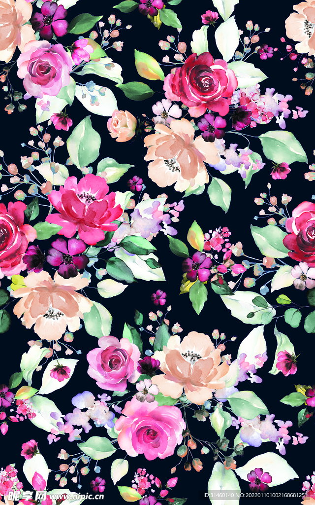 手绘花