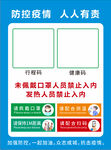疫情防控 扫码 一米间距