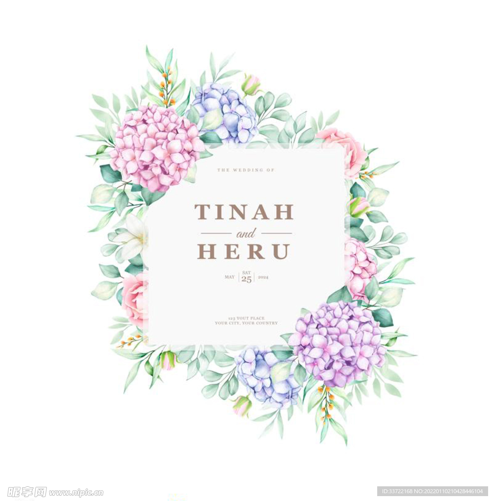 花纹边框