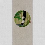 大熊猫手绘芝麻汤圆
