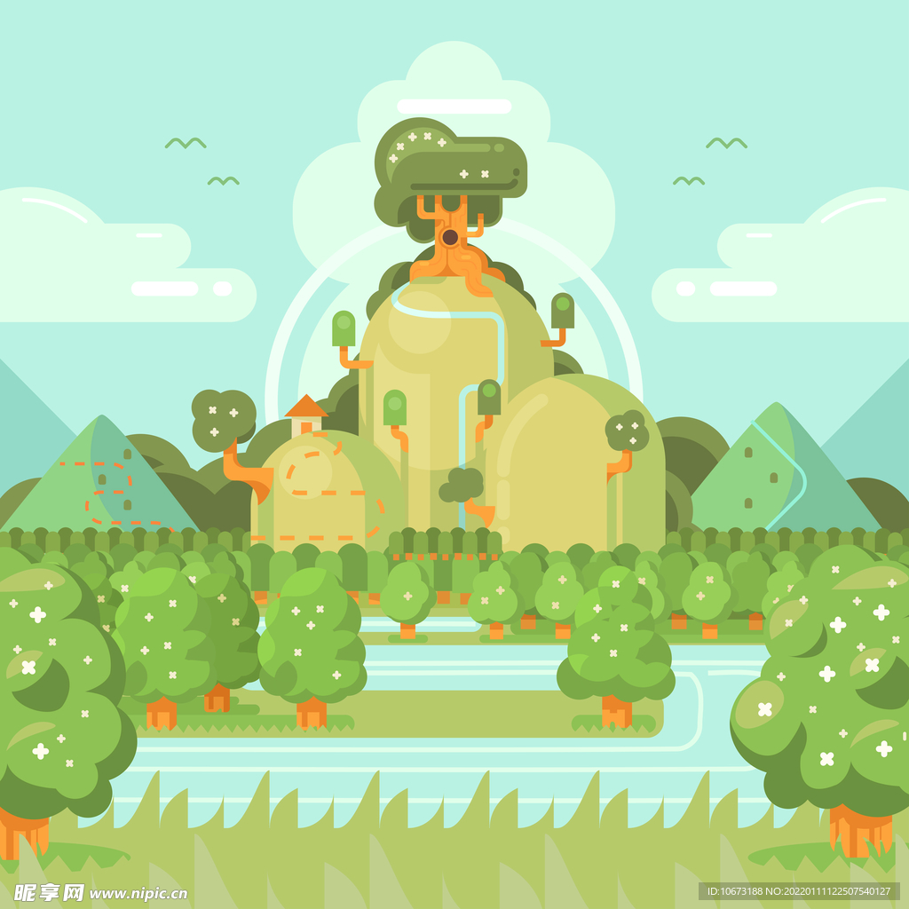春天背景 