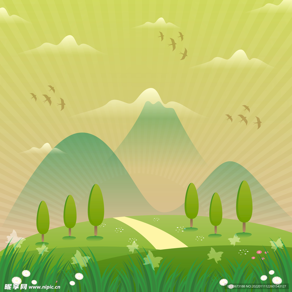 春天背景