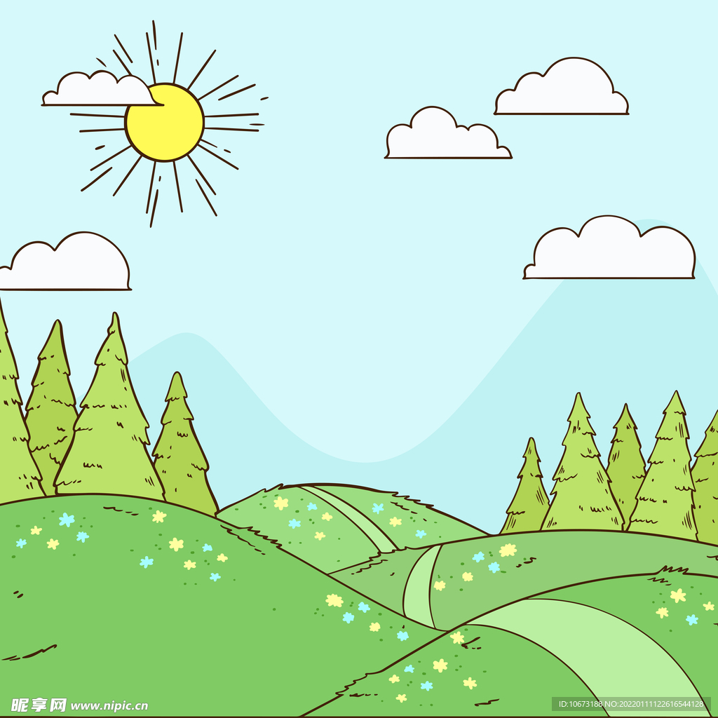 春天背景 