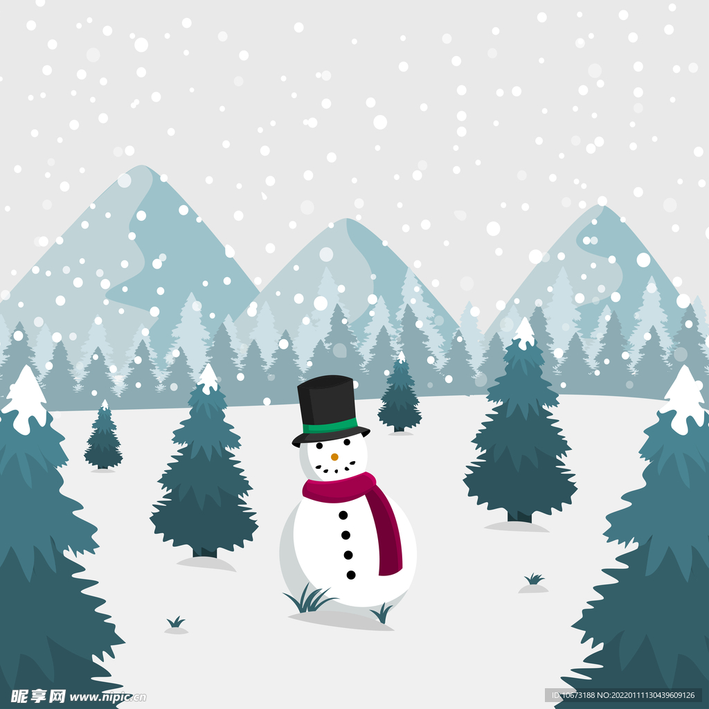冬天背景 
