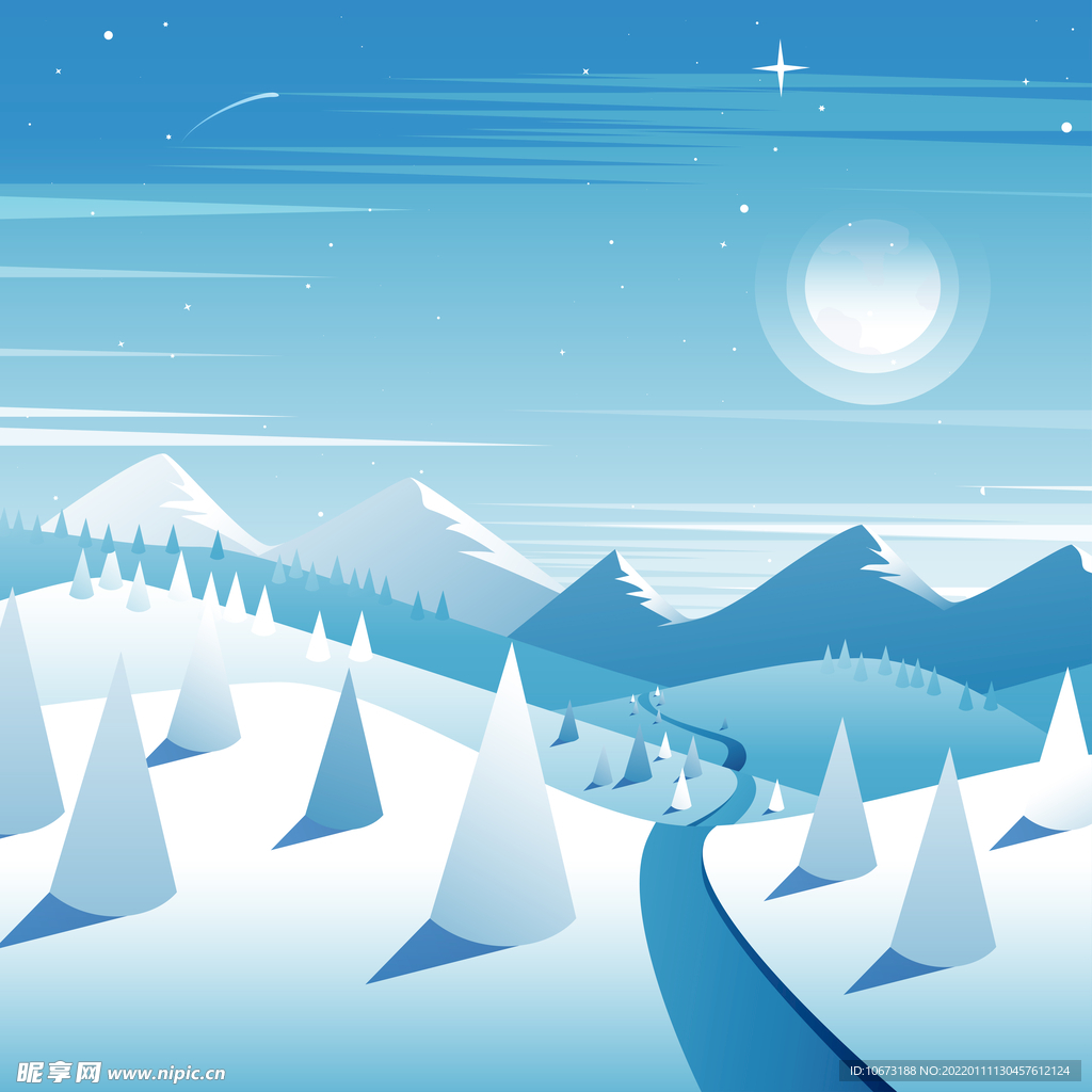 冬天背景 