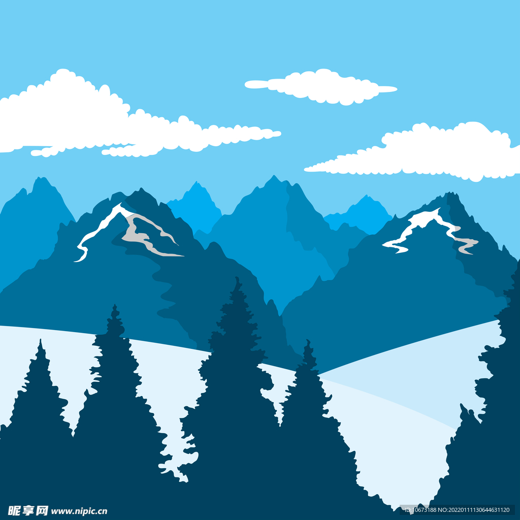 冬天背景