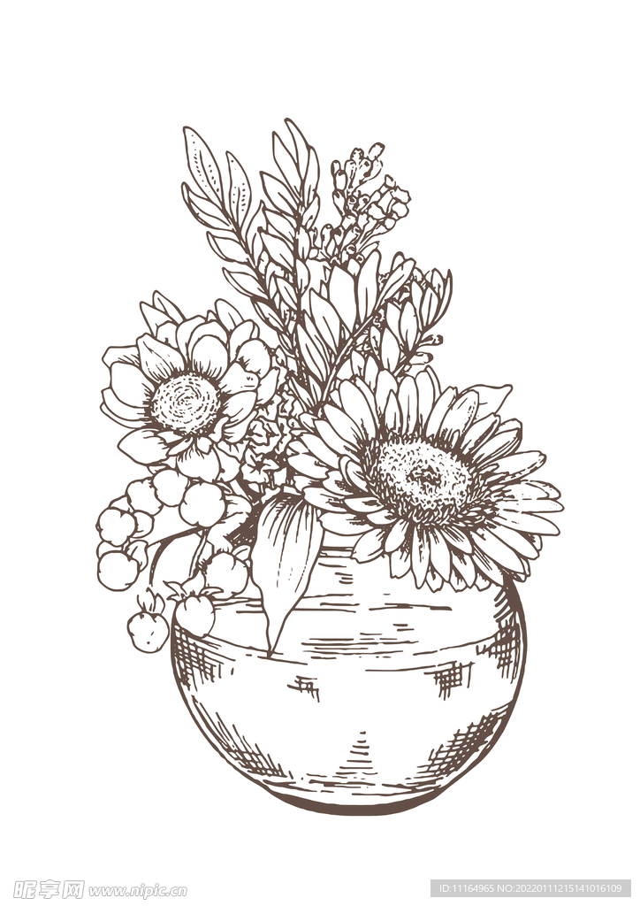 插花