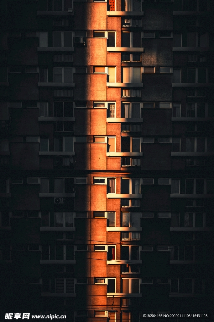 城市建筑空间背景素材