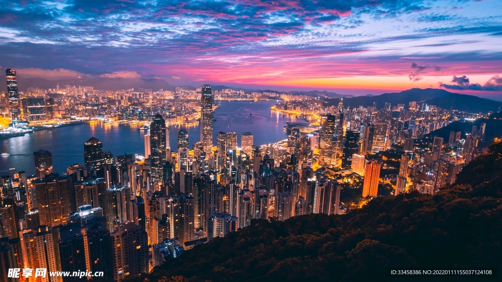 夜晚的城市