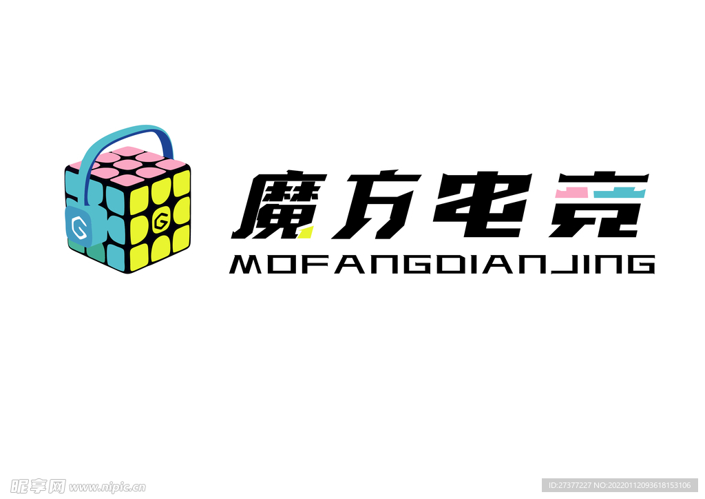 魔方电竞logo