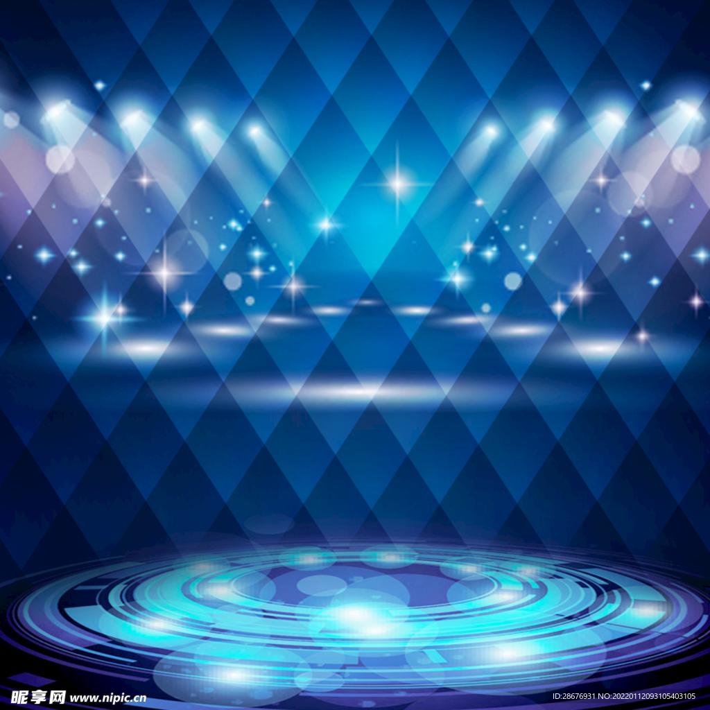 蓝色舞台主图