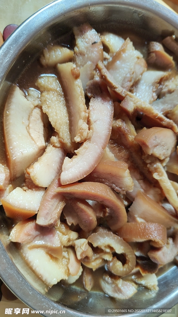 卤猪头肉