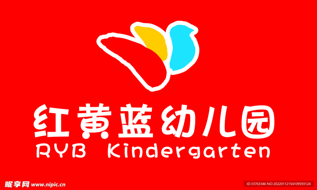 红黄蓝 logo 
