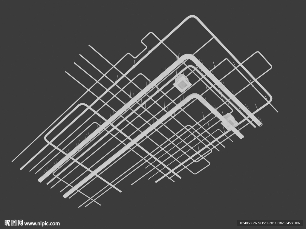 通风管3d模型