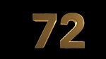 72周年字体设计