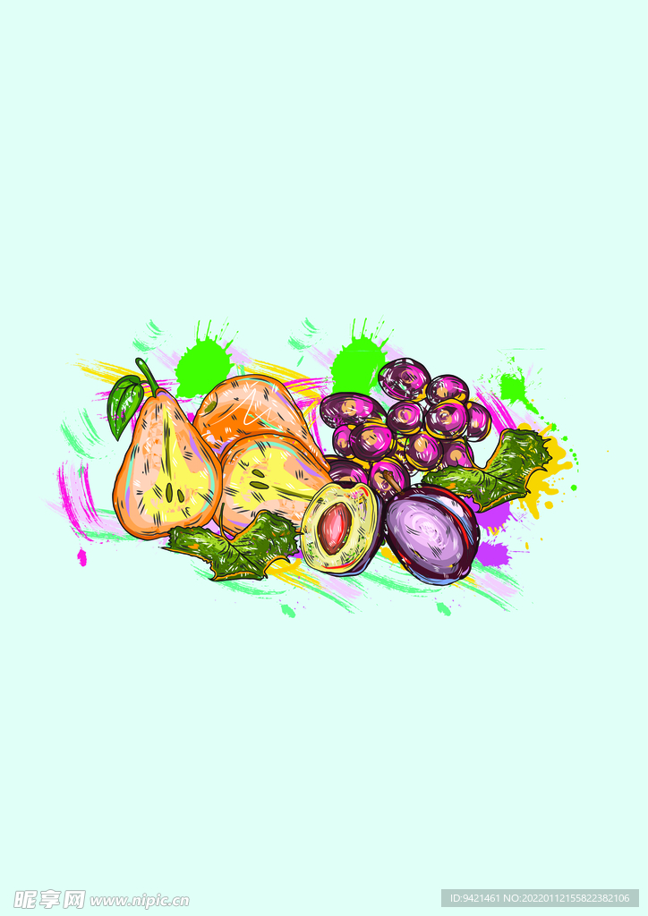 水果插画