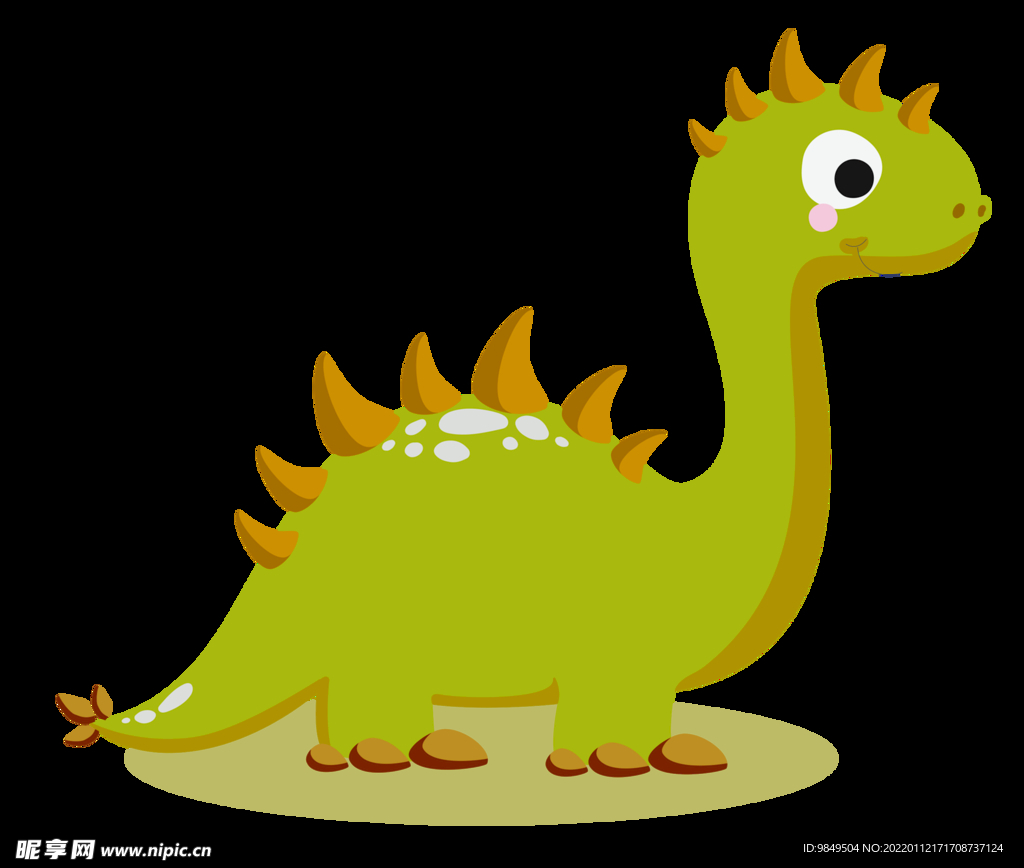 恐龙PNG免抠 卡通恐龙  