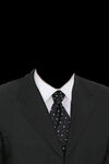 男证件照 服装PSD模板 换头
