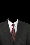 男证件照 服装PSD模板 换头