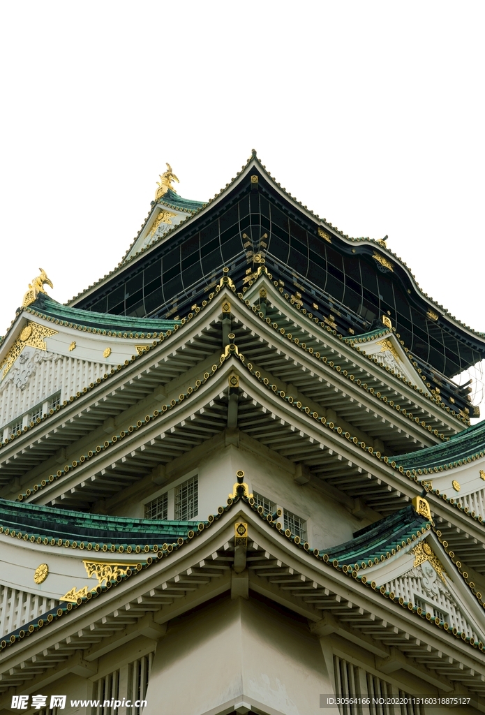 复古建筑寺庙背景素材