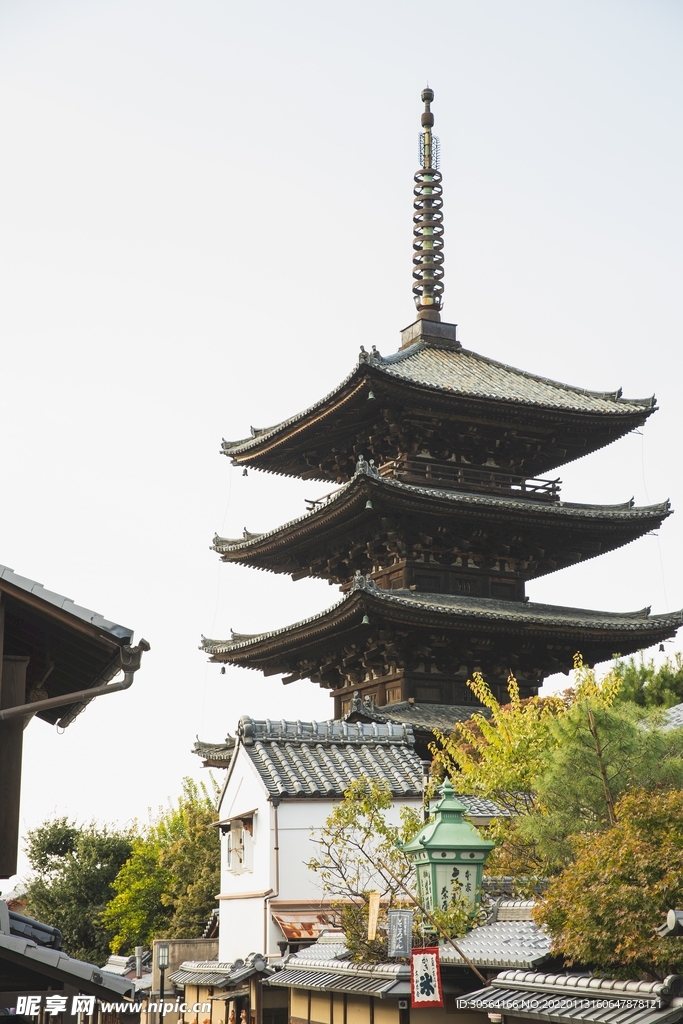 复古建筑寺庙背景素材