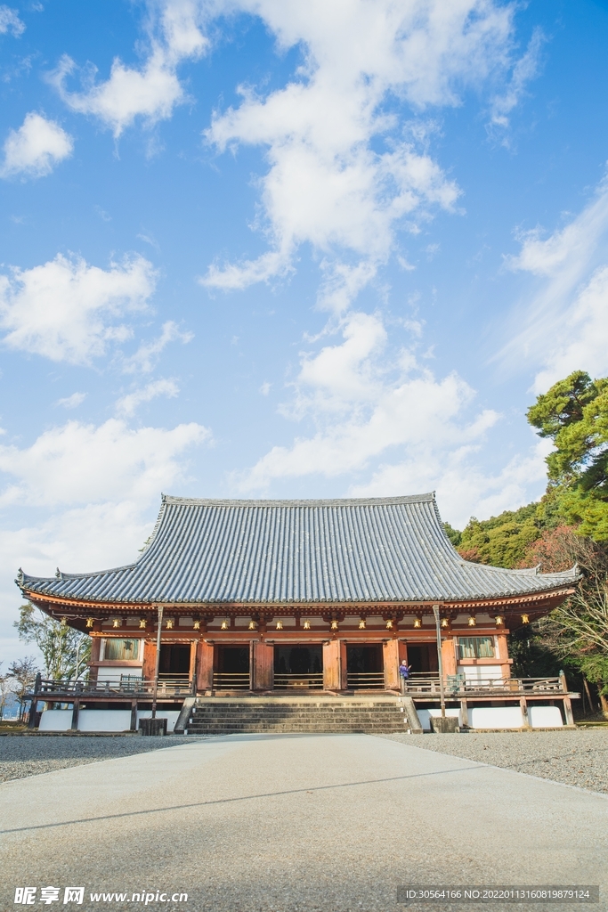 复古建筑寺庙背景素材