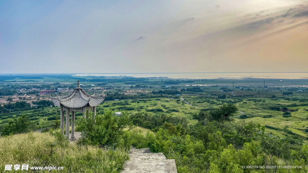 东平湖全景图 望山观湖