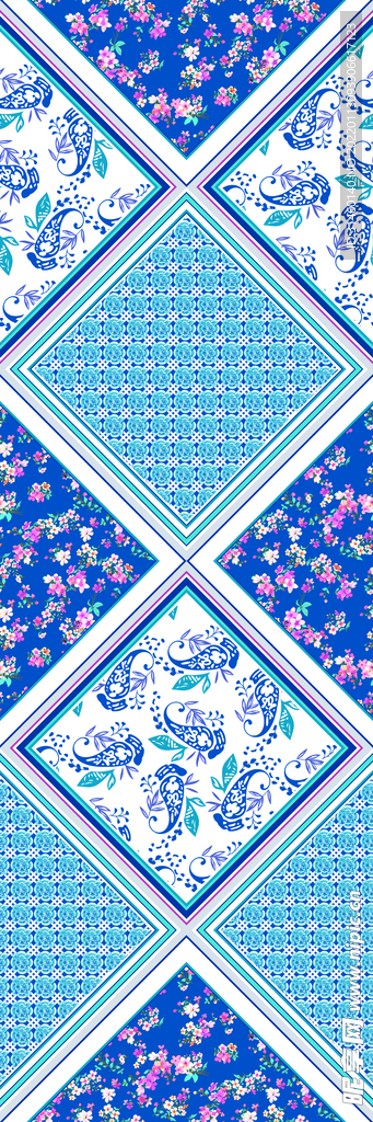 格子花